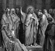 Cristo nella sinagoga - Dore