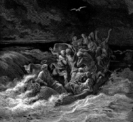 Gesù calma la tempesta - Dore